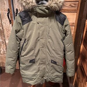 Spyder Deck Jacket w/Faux Fur Hood